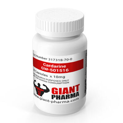 برچسب بطری قرص PVC GW501516 با طراحی و اندازه سفارشی