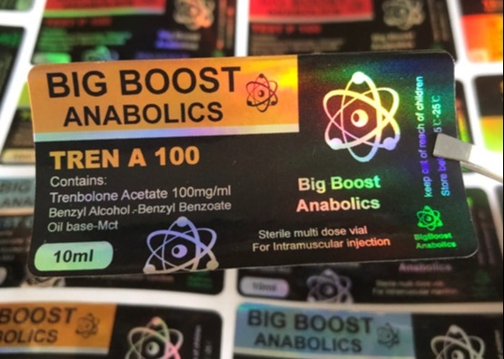 برچسب های ویال Big Boost Anabolics Tren A 100 10ml
